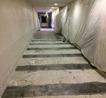 Завершено усиление перекрытия в гостинице «Москва»